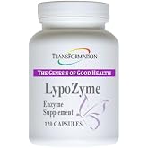 TRANSFORMATION The Genesis of Good Health LypoZyme Enzyme Supplement, Advance Lipase Enzyme Blend for Healthy Digestion &amp; Nutrient Absorption, Non-GMO,120 Cap