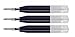 Cross Ion Pen Refills Fine Point Black Ink 3 Pack Bulk Packing