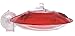 Droll Yankees WH3 Window Mount Hummer Feeder with Nectar Guard, 5.75" Dia, Red