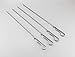 Bioexcel Kabob Skewers Extra Long Premium Quality Stainless Steel Set of 10 BBQ Skewers 17