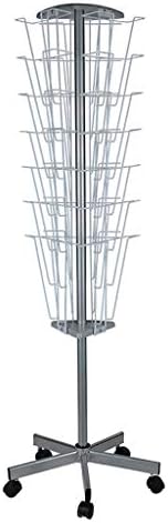 Floor-Standing Bookshelf, Home Office Newspaper Rack Magazine Rack Multi-Function Movable Data Display Stand