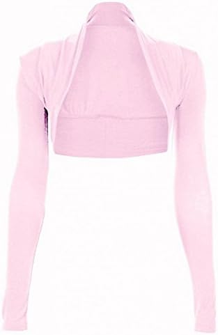 Kaaya Womens Ladies Long Sleeve Cropped Bolero Shrug