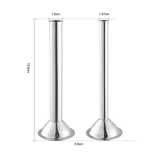 Yesbaby Sausage Stuffer Kit Food Grinder Attachment-Stainless Steel Tubes Funnel Kitchen Tool 2pcs/Set - Thumbnail 3