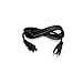 3 Prong ac Power Cord Replacement Power Cable 3 Prong TV Power Cord for Computers, TVs, Monitors, LG LED LCD Smart 1080p HDTV,Samsung, Toshiba, Acer, Asus, Epson Printer AC Cable 5Ft Long