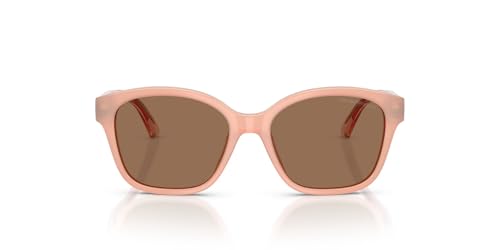 Emporio Armani Girls EK4009U Universal Fit Cat Eye Sunglasses, Shiny Opal Pink/…