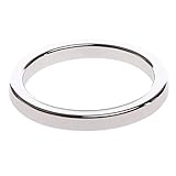 Kocome Penis Rings Male Cockrings Delayed Ejaculation Casing Lock Loops Cock Rings (50mm, Silver)