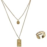thumbnail image 2 of Dainty Layered Choker Necklace, Handmade Plated Y Pendant 2 of 13