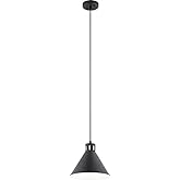 Kichler Zailey 9.5" 1 Light Pendant in Black