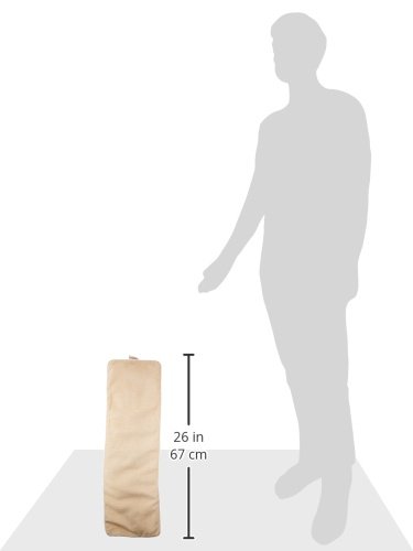 Bucky Body Wrap, Hot/Cold Therapy, All Natural Buckwheat Seed Filling, Removable Cover, Adjustable Filling, XL Length and Width - Sand