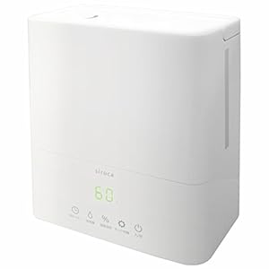 siroca 大容量4L ハイブリッド式(超音波+ヒーター)加湿器 SHH-140-A