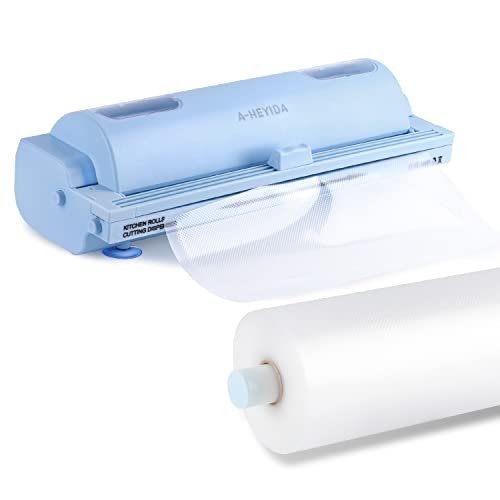 Reusable Vacuum Sealer Bags Roll Dispenser with Slide Cutter Plastic