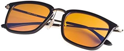 Anti-Blue Blocking Computer Glasses | Reading Eyeglasses | Amber Orange to Block Blue Light | Better Night Sleep Women