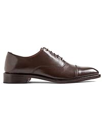 Anthony Veer Clinton - Zapatos de vestir para hombre (piel de grano completo, con puntera abierta)