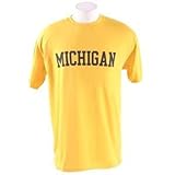 Michigan Wolverines T-shirt - Michigan Straight - By Champion - Champion Yellow