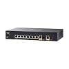 CISCO SG350-10P Managed Switch with 10 Gigabit Ethernet (GbE) Ports with 8 Gigabit Ethernet RJ45 Ports and 2 Gigabit…