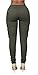 Pxmoda Womens Casual Stretch Drawstring Skinny Pants Cargo Jogger Pants (L, Army Green)