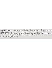 Paddock laboratorios Glucosa Gel Tubo, Uva, 37,5 g, 3 Count