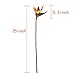 Lanldc 25 Inch Bird of Paradise Artificial Plant for Home Office Decoration 6Pcs (Orange)