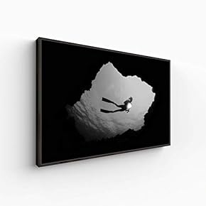 Canvas Wall Art for Living Room, Bedroom Monochrome Landscape Framed Canvas Prints for Home Decoration Ready to Hang - 16x24 inches