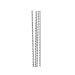 Kikkerland Paper Straw, Chevron, Gray, Box of 144