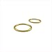 20 Pcs 1 Inch Gold Round Brass Rings, Metal Hoop Ring for Dream Catcher Crafts Accessories