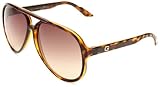 Gucci Men's 1627/S Aviator Sunglasses,Havana Frame/Brown Grey Grad Lens,One Size