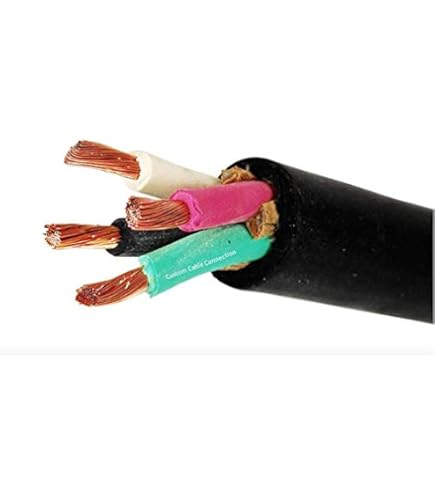 Cavo Portatile 4 Conduttori Cavo Flessibile SOOW 8/4 - 5 Piedi, 600V, Per Esterno E Interno, Ideale Per Utensili E Generatori Cavo Flessibile 8 Awg 4 Conduttori - Foto 5