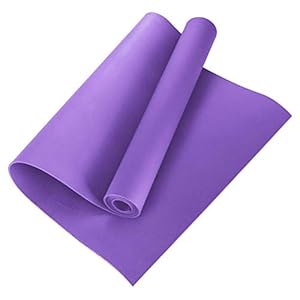 Jackallo 4MM Yoga Mat EVA Non-Slip Fitness Slim Yoga Home Gym Exercise Mats Pilates Gym Exercise Pads Fitness Mat for Yoga Pilates Meditation Gym