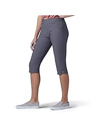 Pantalón de skimmer para dama con dobladillo de ventilación