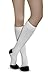 Graduated Pro Compression Socks By AprilTex. Recovery Sport Socks For Athletic Workout & Running. Foot & Calf Support For Plantar Fasciitis, Edema, Swollen Ankles, Shin Splints & More.(White M)