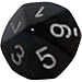 Polyhedral 7-Die Borealis Dice Set - Smoke with Silver (Discontinued)