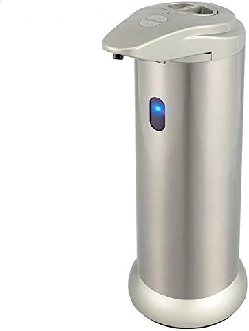 Automatic Liquid Hand Soap Dispenser - Portable Stainless Steel Decorative Kitchen &amp; Bathroom Luxury - Touchless Use With Volume Control Perfect For Kids