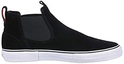 Globe Men's Dover Skate Shoe, Black/White/TF, 8 M US