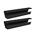 WireTamer Cable Management Tray - Under Desk Cord Organizer (2 Pack, Black) primary
