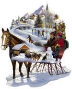 Winter Wonderland 600 Piece Shaped Jigsaw Puzzle