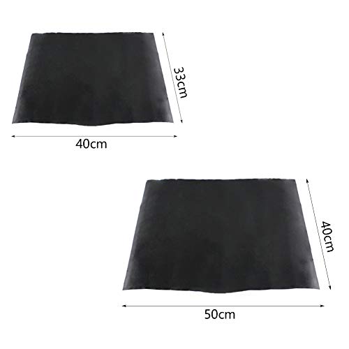 GETMORE7 BBQ Grill Mats/Oven Liners Non-Stick - Set of 2/3/5 Sheet Heat Resistant Barbecue Baking Mats Washable Outdoor Barbecue Mat for Grilling Meat, Veggies, Seafood, Egg, etc(2pcs 3340CM)