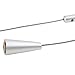 TOPNIKE Ceiling Sign Hanger, Aluminum, Display for Large Picture/Billboard/Sign Board/Frame, 2 Pack, Silver