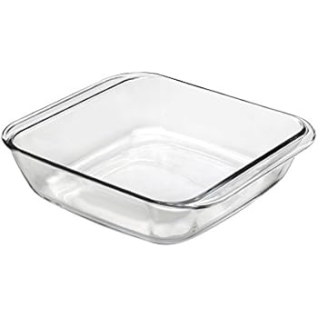Duralex Made In France OvenChef Square Baking Dish, 10.625 x 10.625