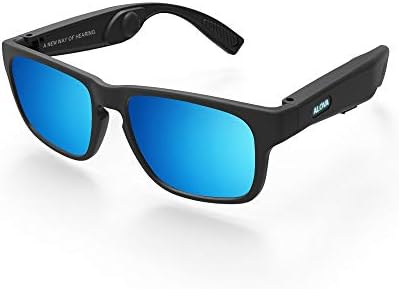 AOSHE Bluetooth Sunglasses-Intelligent Polarized Glasses Sunglasses Bluetooth Bone Conduction Headset Smart Touch Stereo Music Earphone Wireless Headphone