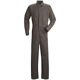Red Kap Zip - front Cotton Overalls Tall