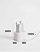 BLUERIN Airpods Charger Desktop Charging Adapter with Stand Holder and in Car Charging Wireless Headphones Earbuds Accessories Airpod Charger case Replacementthumb 4