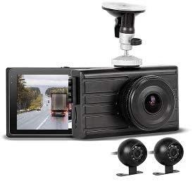 Sykik 3 Channel 1080p Dash Cam for Cars, Trucks and RVs.