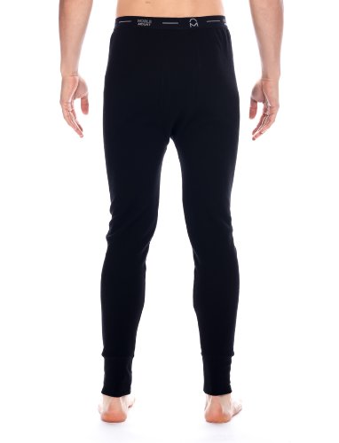 Thermal Underwear for Men - Base Layer Thermal Shirt and Long Underwear Set - Black -Medium - Thumbnail 6