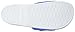 adidas Women's Adilette Cloudfoam Ultra Adjustable Slides Athletic Sandal, Ray Blue/Ice Green/Ice Yellow, 7