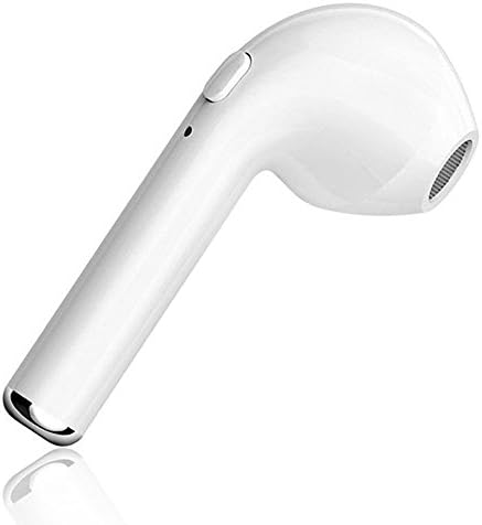 KUNSTWORKER Bluetooth 4.1 Earbud, Wireless Headset In-Ear Earphone for iPhone 7 7 plus 6s 6s plus and Samsung Galaxy S7 S8 and Android Phones (Single right ear) (white)