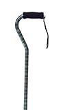 Essential Medical Supply Designer Offset Handle Cane in Scotch Plaid