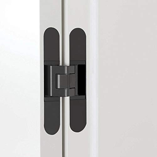 Alamic Invisible Hinges Concealed Door Hinge Heavy Duty Hidden Hinge 3D Adjustable Black 1
