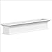 60 in. Yorkshire Window Box in White