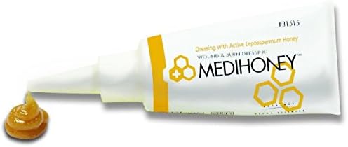 Derma Sciences 31515 Medihoney Dressing Paste, 1.5 oz Tube (3 Pack)