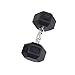 Body-Solid Rubber Coated Hex Dumbbells 3-100 lbs.
